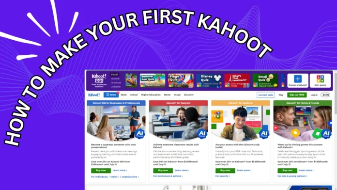 How to make a Kahoot