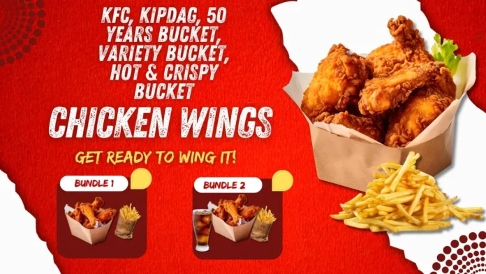 KFC, Kipdag, 50 Years Bucket, Variety Bucket, Hot & Crispy Bucket