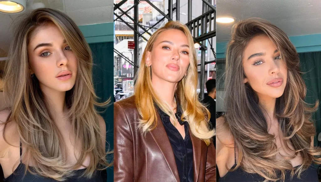 side part hairstyle women