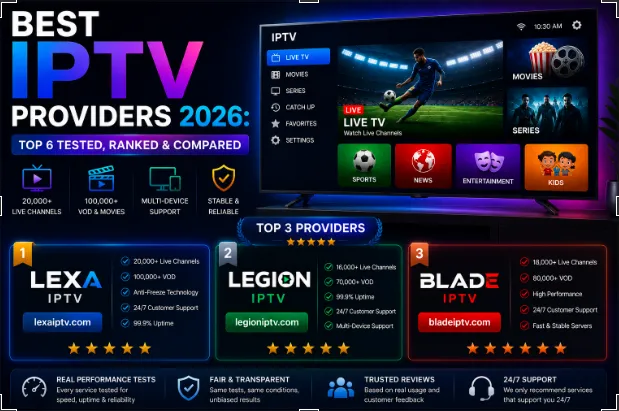 Best IPTV Providers 2026